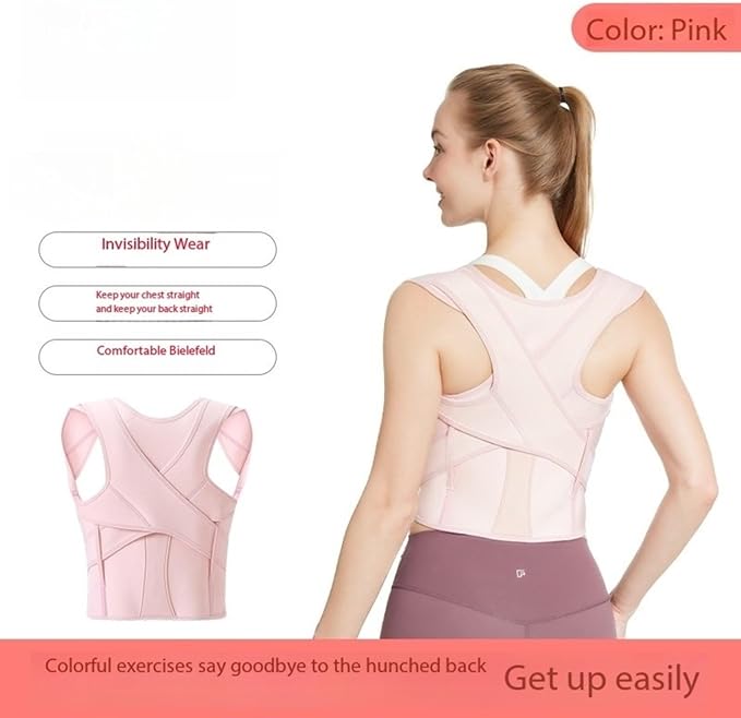 ShapeSave® Nude P-Back Adjustable Posture Correction Brace