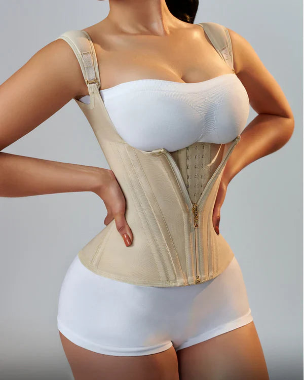 ShapeSave® Sculpt Fit Waist Trainer – Snatch & Smooth Steel Bone Corset Vest