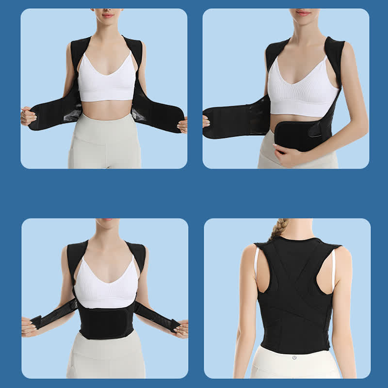 ShapeSave® Nude P-Back Adjustable Posture Correction Brace